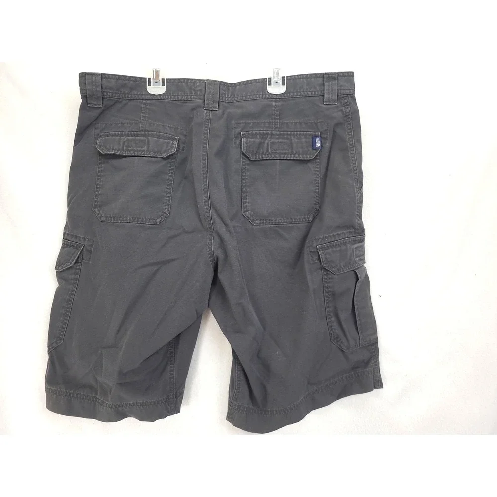 The North Face Cargo Shorts Mens Size 40 Charcoal Gray Utility Hiking Outdoor